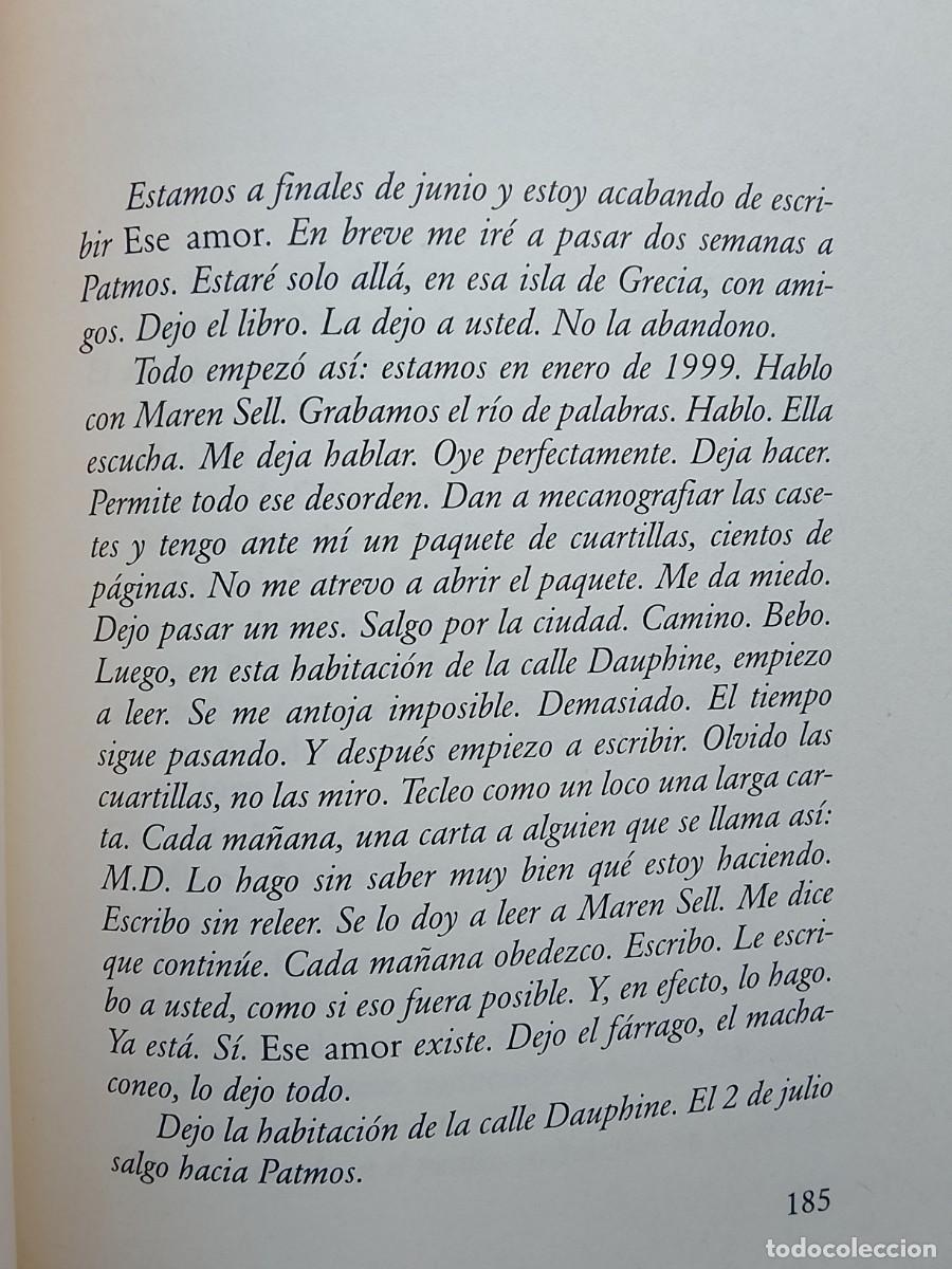 Libros de segunda mano: Ese amor. Yann Andr&eacute;a - Foto 5