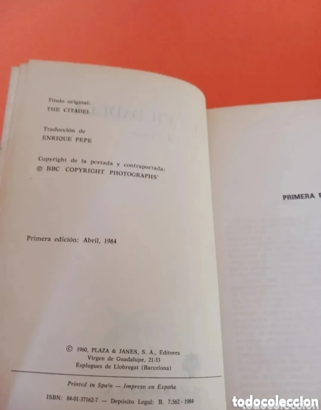 Libros de segunda mano: Libro La Ciudadela. A.J.Cronin. - Foto 2