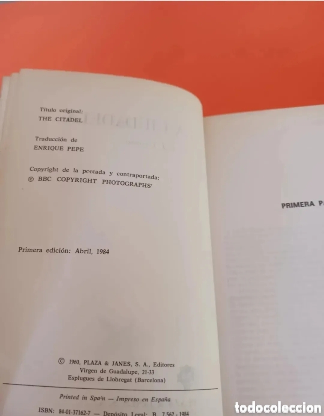 Libros de segunda mano: Libro La Ciudadela. A.J.Cronin. - Foto 3