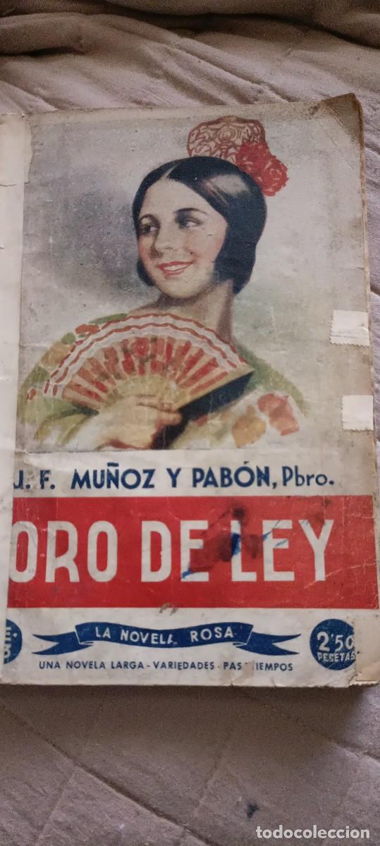 Libros de segunda mano: Oro de ley.La novela rosa - Foto 1