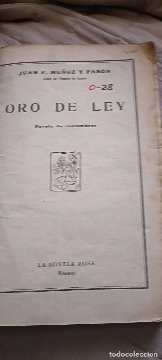 Libros de segunda mano: Oro de ley.La novela rosa - Foto 2