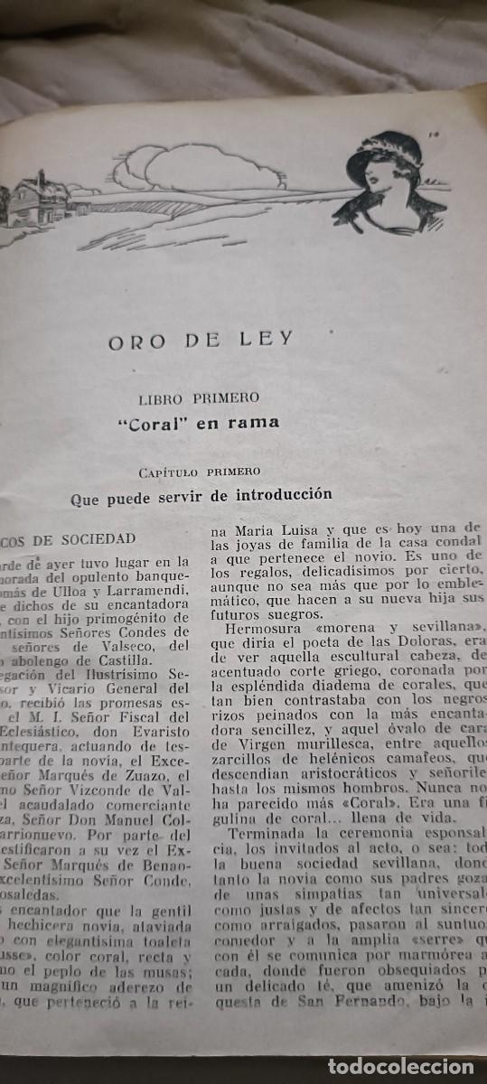 Libros de segunda mano: Oro de ley.La novela rosa - Foto 3