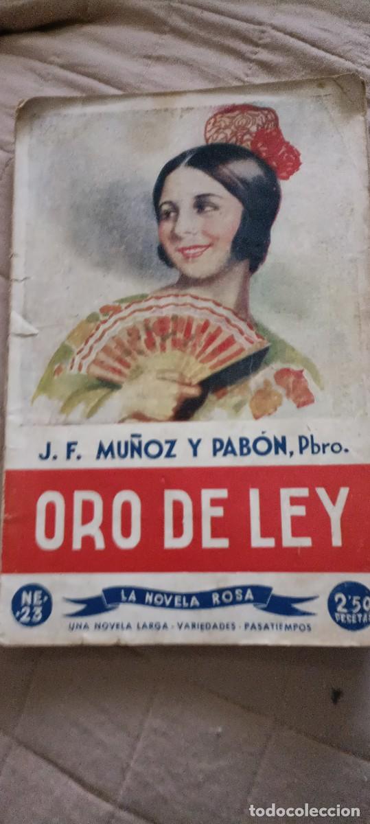 Libros de segunda mano: Oro de ley.La novela rosa - Foto 1