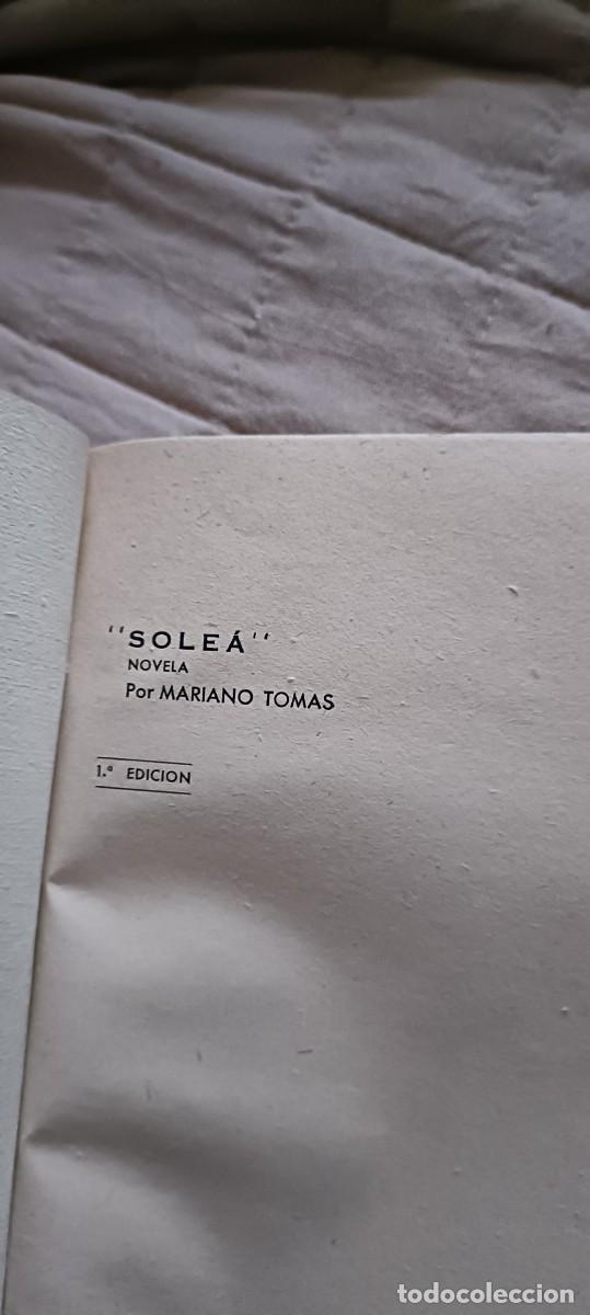 Libros de segunda mano: Solea .Mariano Tom&aacute;s - Foto 2