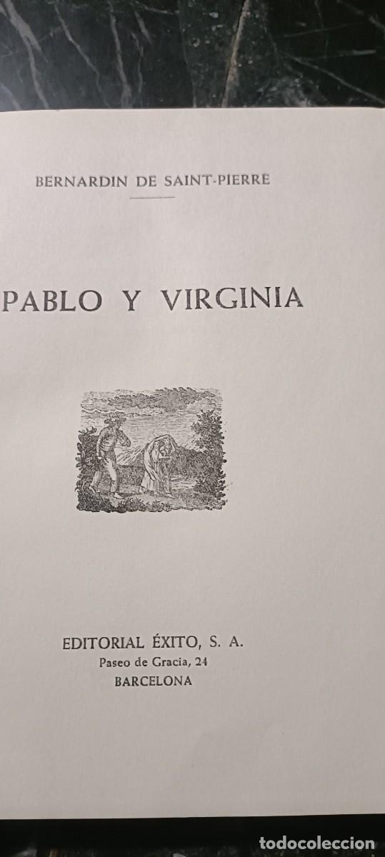 Livres d'occasion: Pablo y Virginia.Bernardin de Saint Pierre
