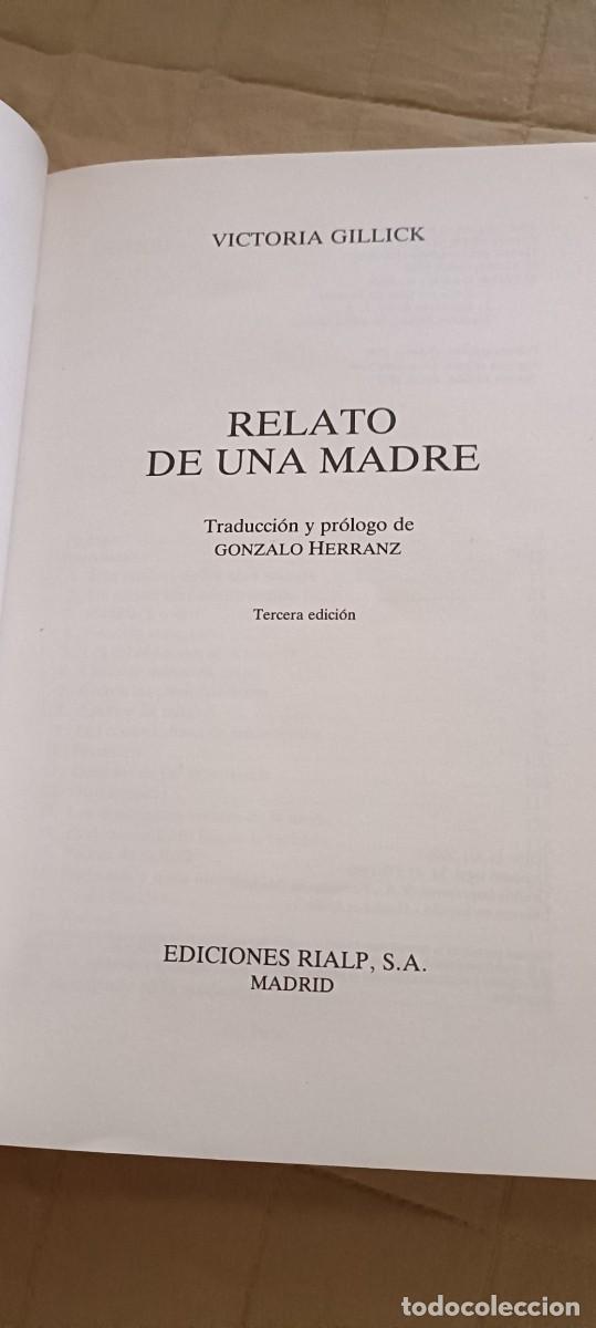 Libros de segunda mano: Relato de una madre. - Foto 2
