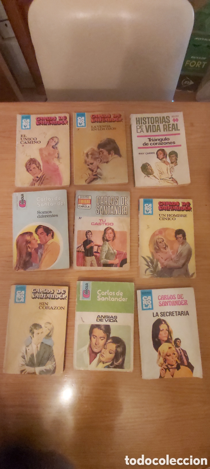 Libros de segunda mano: 9 NOVELAS 8 CAROLA. CARLOS DE SANTANDER.
