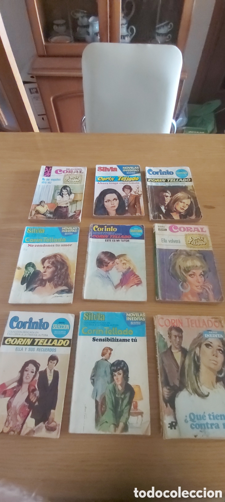 Libros de segunda mano: 9 NOVELAS DE CORIN TELLADO