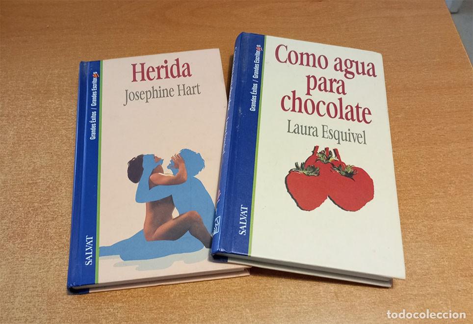 Libros de segunda mano: Lote Grandes Escritoras: Herida de Josephine Hart y Como agua para chocolate de Laura Esquivel