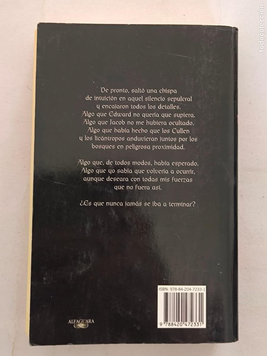 Libros de segunda mano: ECLIPSE - STEPHENIE MEYER - ALFAGUARA (120) - Foto 4