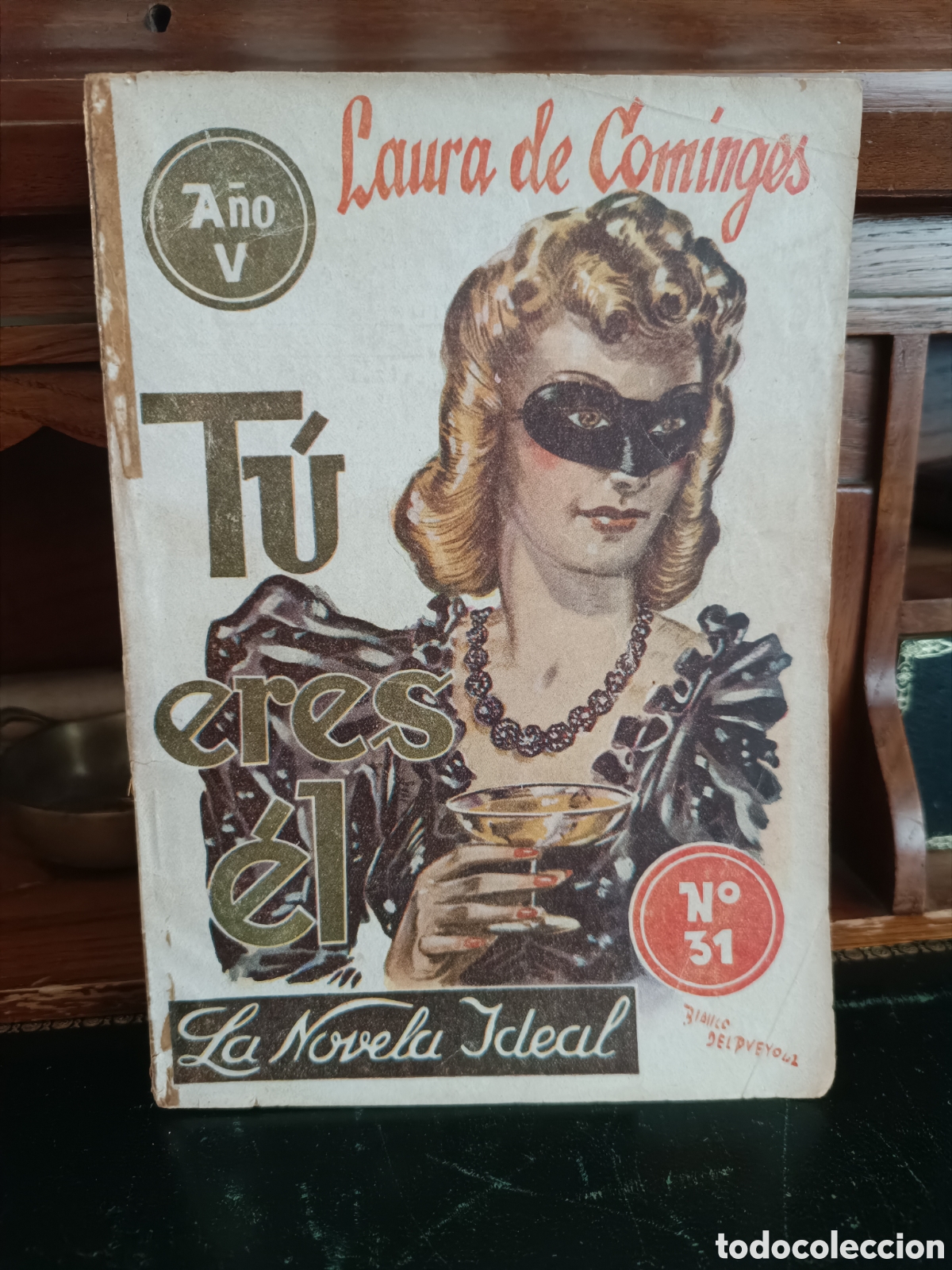 Libros de segunda mano: TU ERES &Eacute;L. LAURA DE COMINGES (SEUD. JOSEFINA DE LA TORRE, GENERACI&Oacute;N 27) LA NOVELA IDEAL 1942 1&ordf; ED