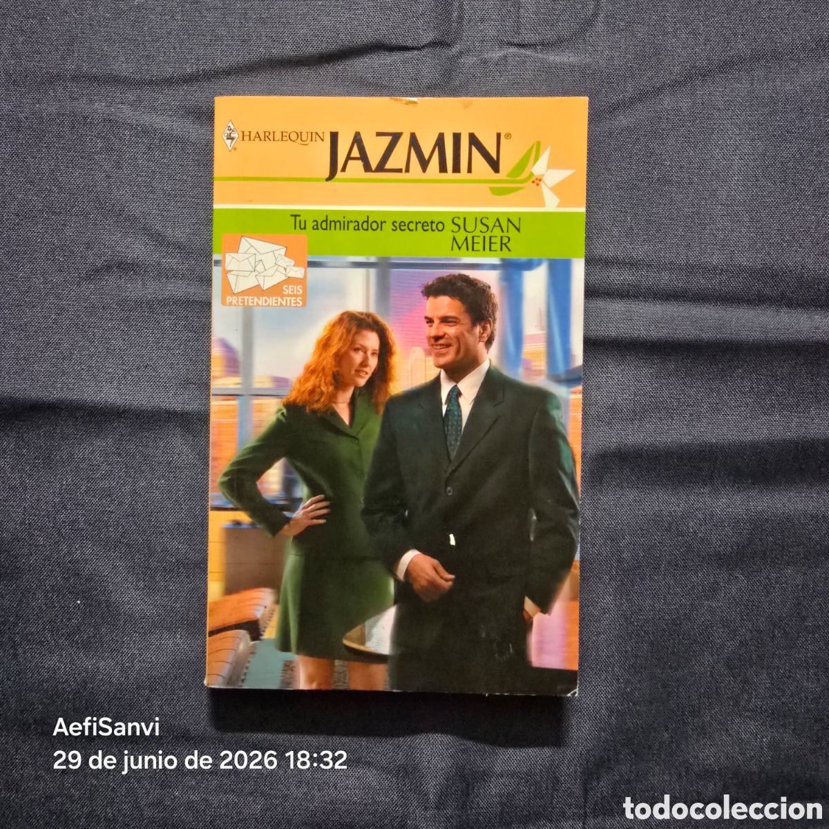 Libros de segunda mano: JAZM&Iacute;N 6-93: TU ADMIRADOR SECRETO (SUSAN MEIER) (HARLEQUIN)