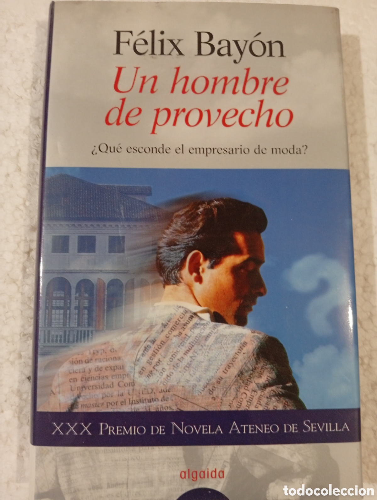Libros de segunda mano: F&Eacute;LIX BAY&Oacute;N. UN HOMBRE DE PROVECHO. XXX PREMIO ATENEO DE SEVILLA. ALGAIDA 1998