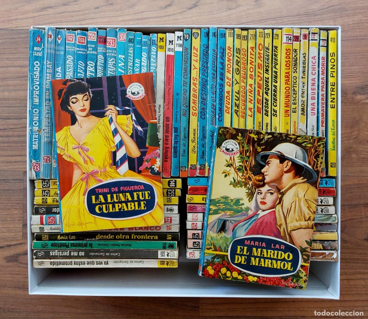 Libros de segunda mano: COLECCION ROM&Aacute;NTICA - LOTE 55 NOVELAS ANTIGUAS + 4 DE REGALO - BOLSILIBROS-PULP (BUEN ESTADO)