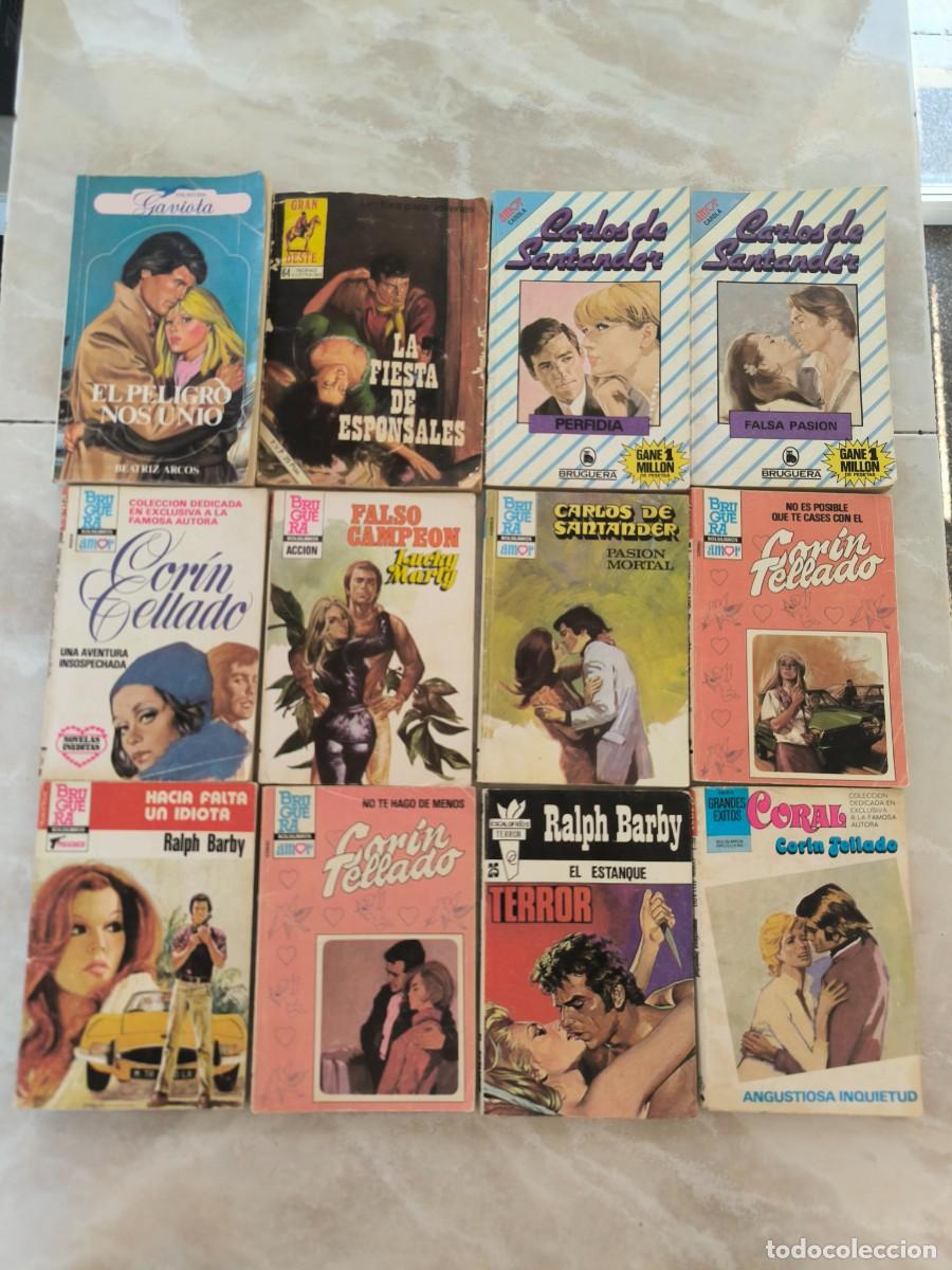 Libros de segunda mano: LOTE 16 NOVELAS VARIADAS - COR&Iacute;N TELLADO - CARLOS SANTANDER - CORAL -BRUGUERA - RALPH BARBY