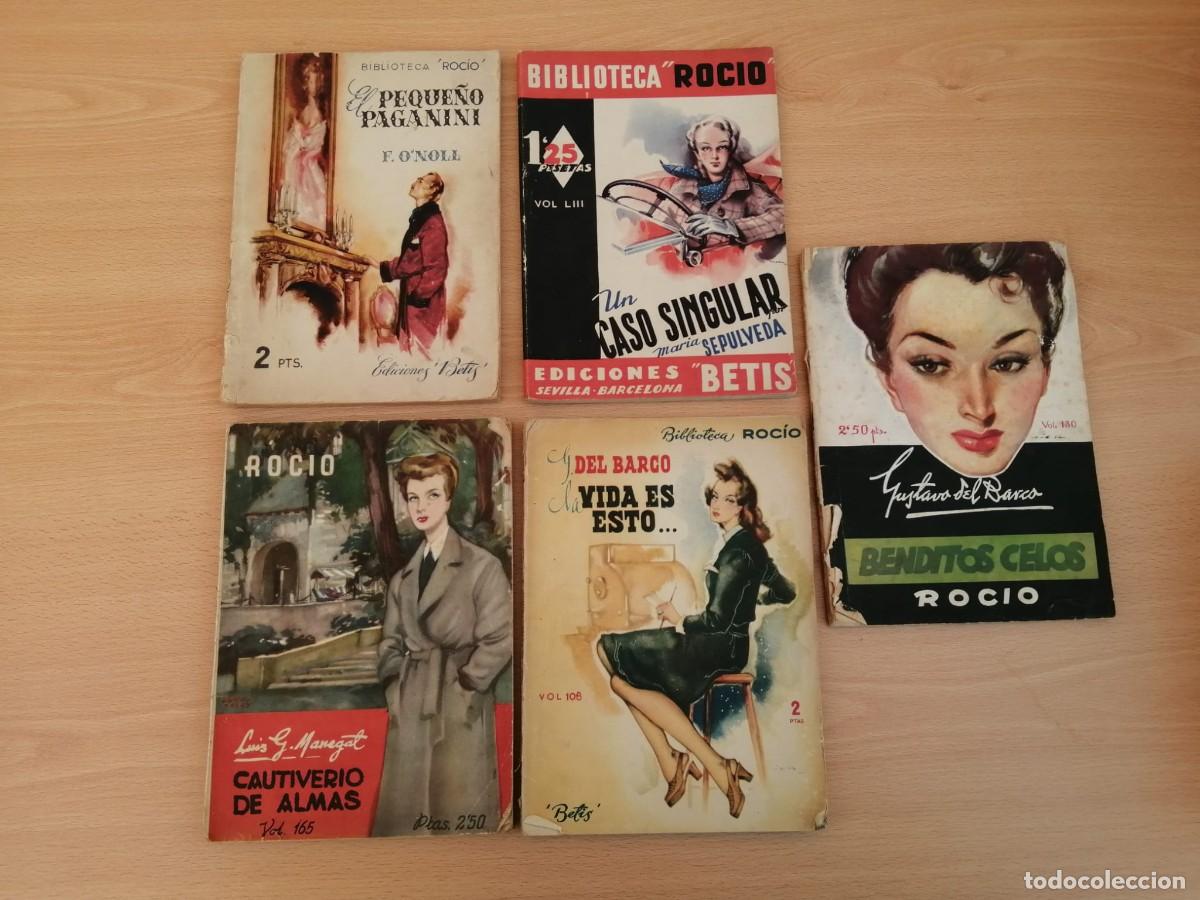 Libros de segunda mano: BIBLIOTECA ROCIO (5 TITULOS) BENDITOS CELOS - CAUTIVERIO DE ALMAS - EL PEQUE&Ntilde;O PAGANINI -...