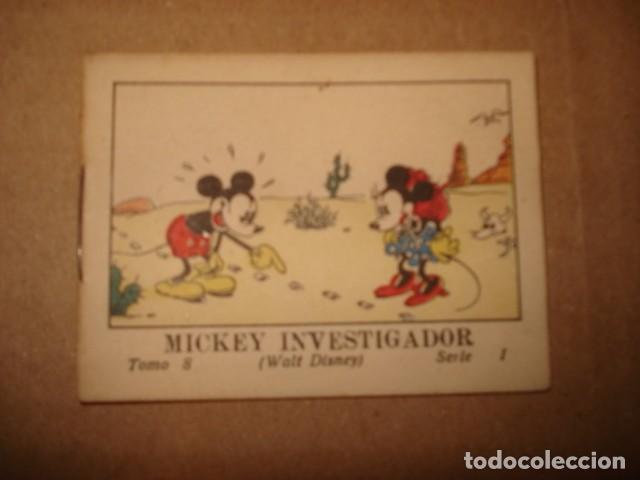 Libros de segunda mano: Juguetes instructivos Mickey, serie I, tomo 8: Mickey investigador, 1942, Saturnino Calleja, muy bue