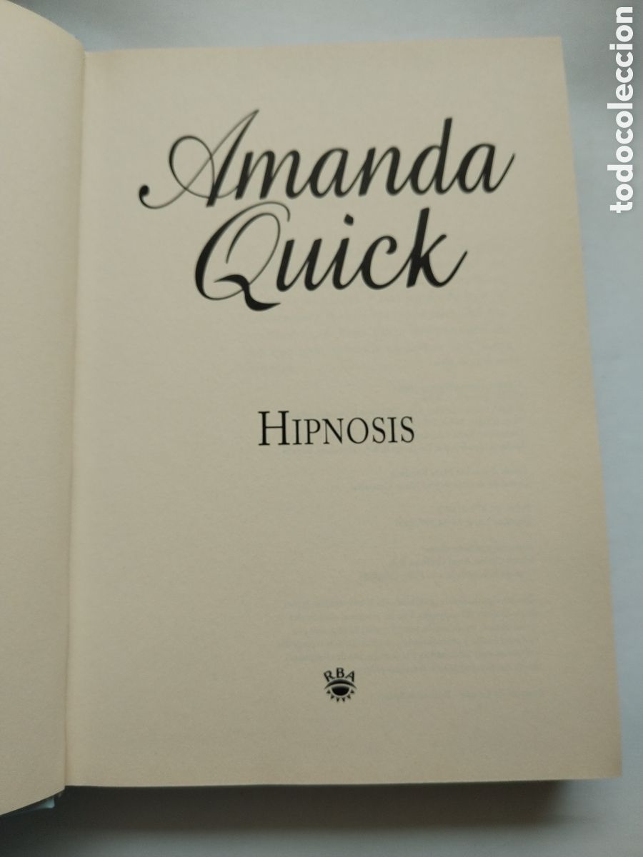 Libros de segunda mano: HIPNOSIS/AMANDA QUICK - Foto 2