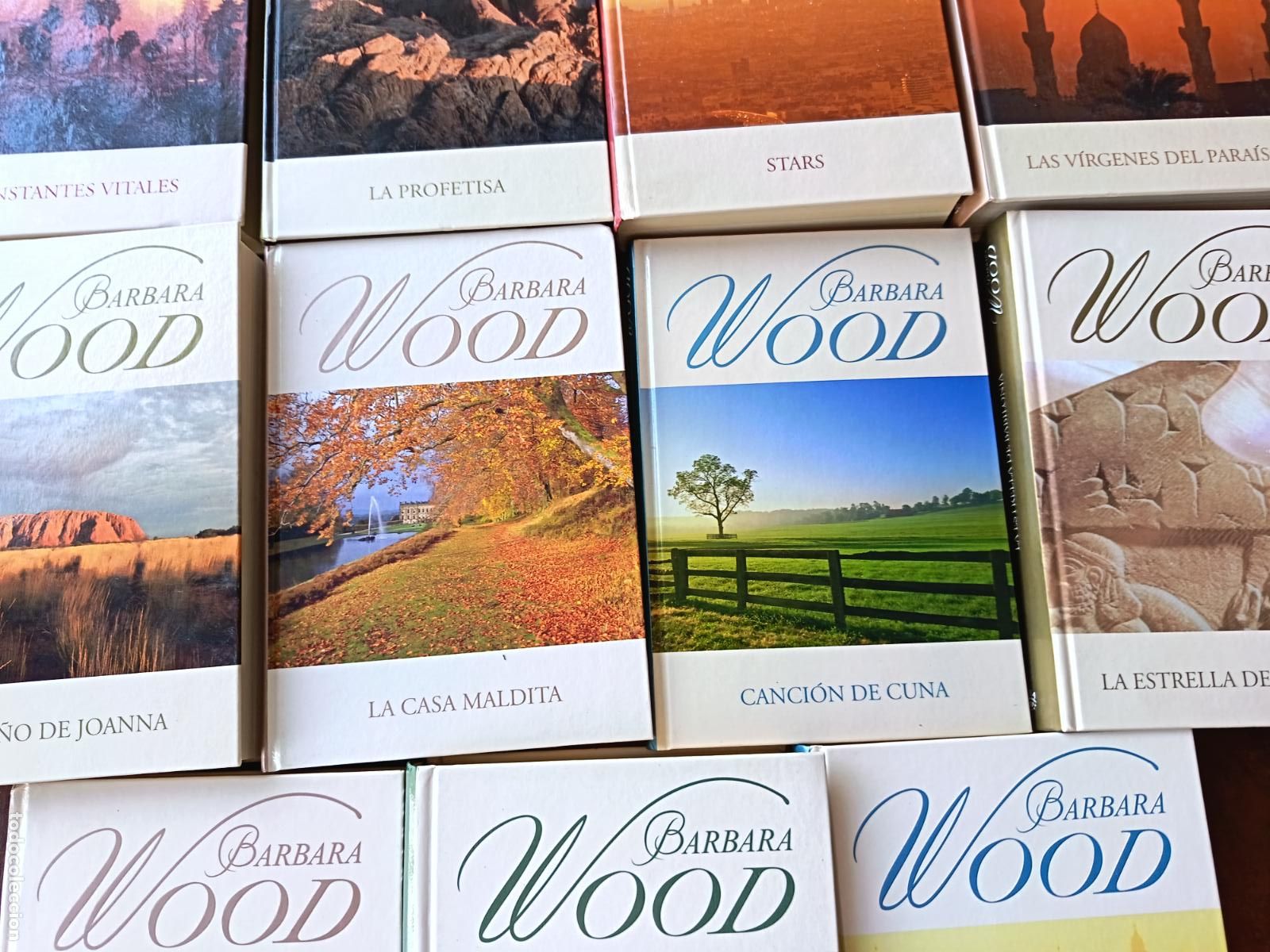 Libros de segunda mano: LOTE DE 11 NOVELAS ROMANTICAS DE BARBARA WOOD. RBA. TAPA DURA. BUEN ESTADO GENERAL.