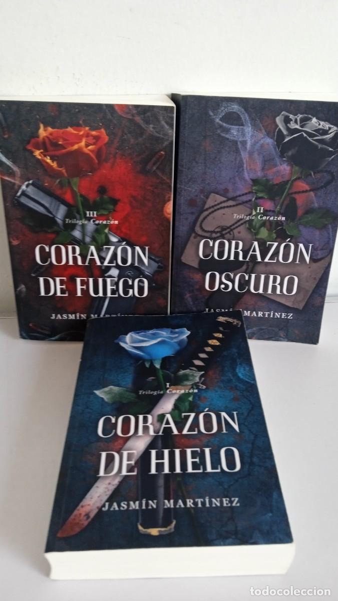 Libros de segunda mano: TRILOG&Iacute;A CORAZON - Coraz&oacute;n de hielo / Coraz&oacute;n Oscuro / Coraz&oacute;n de fuego - Jasm&iacute;n Mart&iacute;nez