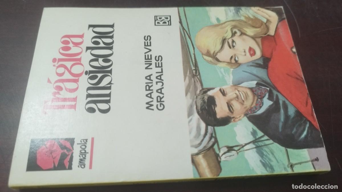 Libros de segunda mano: TRAGICA ANSIEDAD / MARIA NIEVES GRAJALES / Z603 / BRUGUERA / ROMANTICA BOLSILLO