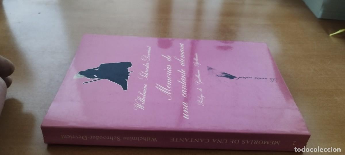 Libros de segunda mano: MEMORIAS DE UNA CANTANTE ALEMANA / WILHELMINE FCHROCEDER / CMA 19 /