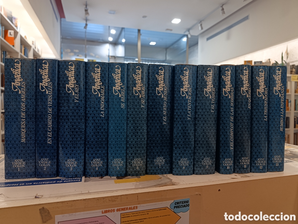 Libros de segunda mano: LOTE ANG&Eacute;LICA COLECCI&Oacute;N COMPLETA 13 TOMOS - ANNE Y SERGE GOLON - C&Iacute;RCULO DE LECTORES 1980-1985