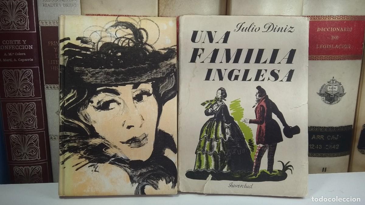 Libros de segunda mano: Lote 2 obras: 1) MAR&Iacute;A FONT&Aacute;N (Novela rosa). Por AZOR&Iacute;N / UNA FAMILIA INGLESA. Por Julio Diniz.