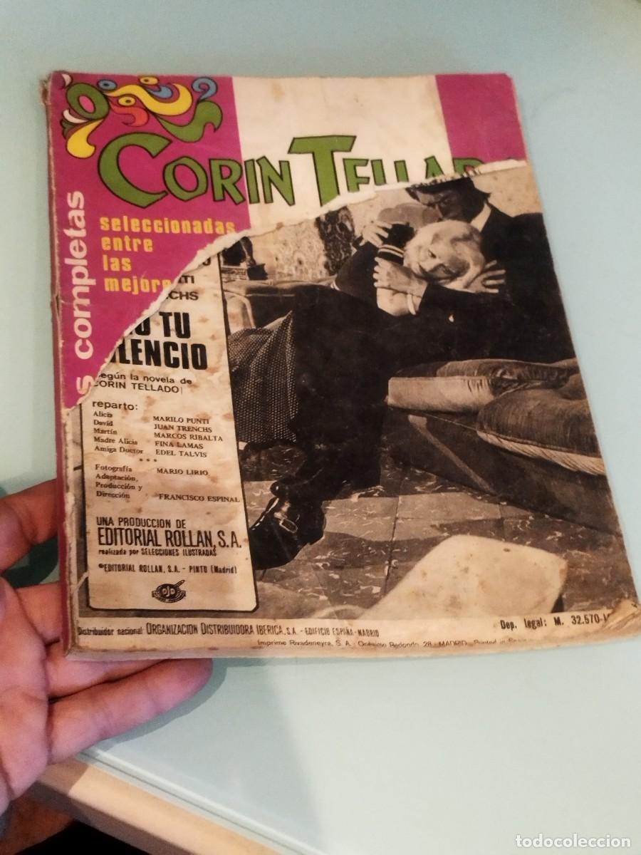 Libros de segunda mano: fotonovela cl&aacute;sica de la colecci&oacute;n rom&aacute;ntica de Cor&iacute;n Tellado. T&uacute; silencio. En el estado de las foto