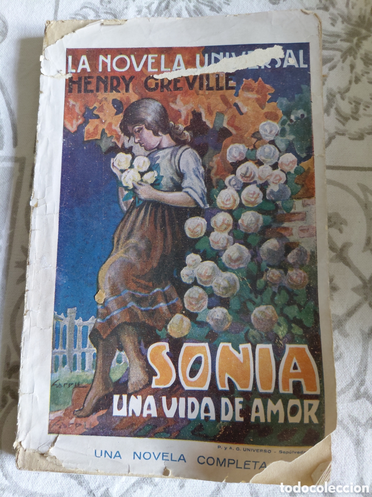Libros de segunda mano: SONIA, UNA VIDA DE AMOR. HENRY GREVILLE. BUIGAS. CIRCA 1940 IN 4&ordm; RUSTICA ILUSTRADA 126 PP.