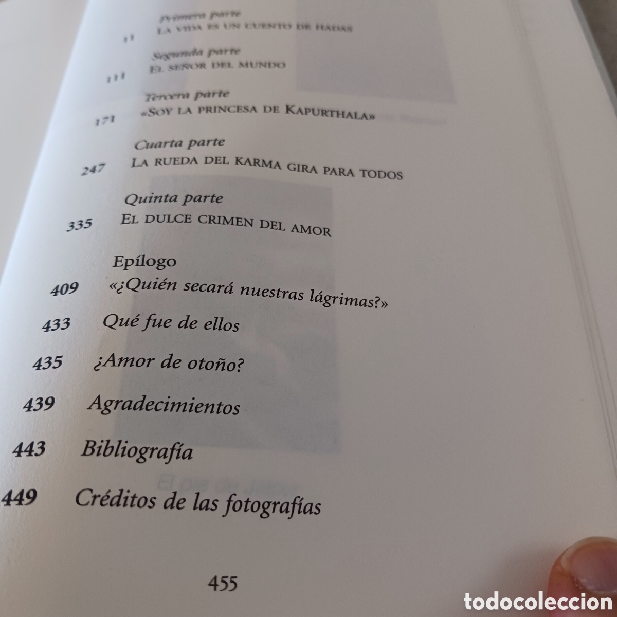 Libros de segunda mano: Pasi&oacute;n India de Javier Moro - Foto 11