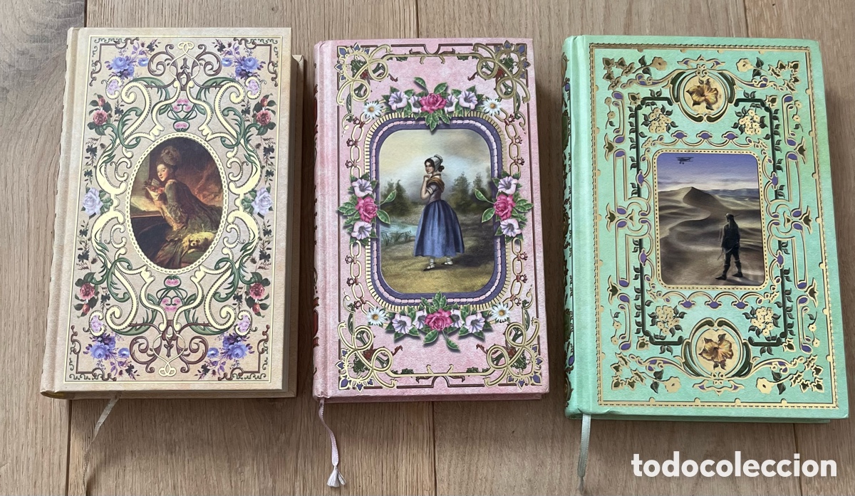 Libros de segunda mano: Libros vintage encuadernacion de lujo estilo victoriano