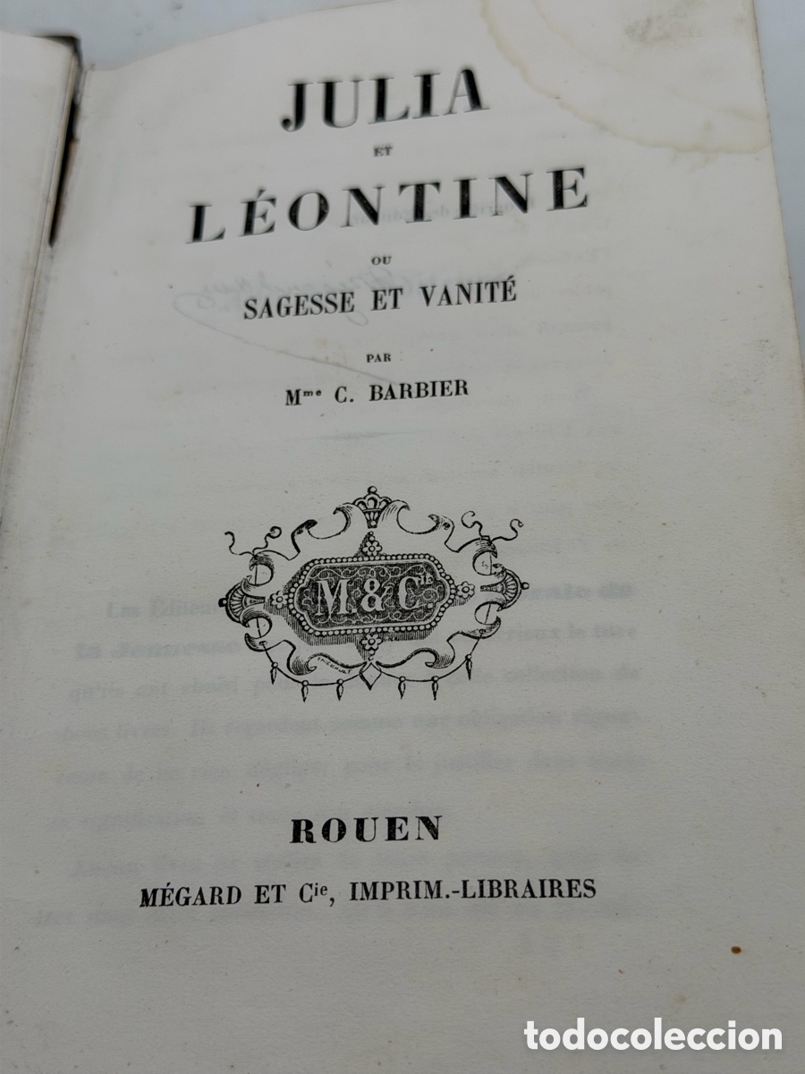 Libros de segunda mano: Antiguo Libro Siglo XIX - Foto 4
