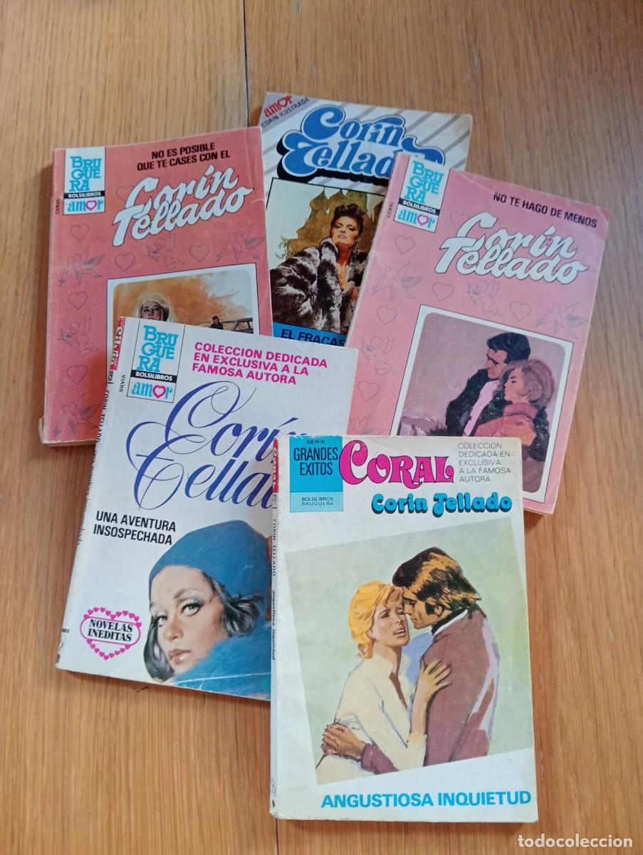 Libros de segunda mano: LOTE CON 5 NOVELAS DE COR&Iacute;N TELLADO. VARIAS COLECCIONES. R&Uacute;STICA. BRUGUERA. 1982 &ndash; 85.