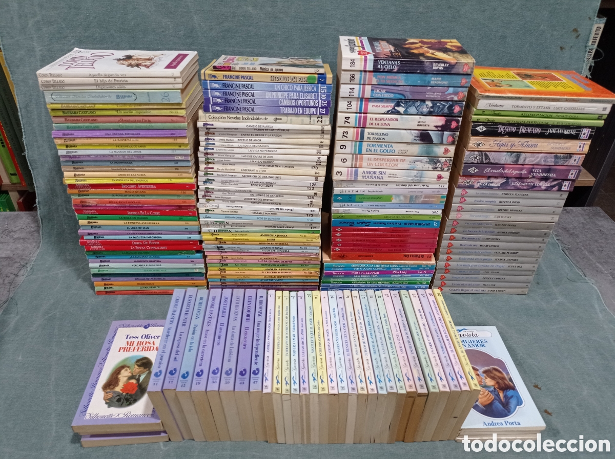Libros de segunda mano: NOVELA ROM&Aacute;NTICA - LOTE DE 180 - BARBARA CARTLAND - BIANCA - JULIA - GAVIOTA - HARLEQU&Iacute;N - JAZM&Iacute;N