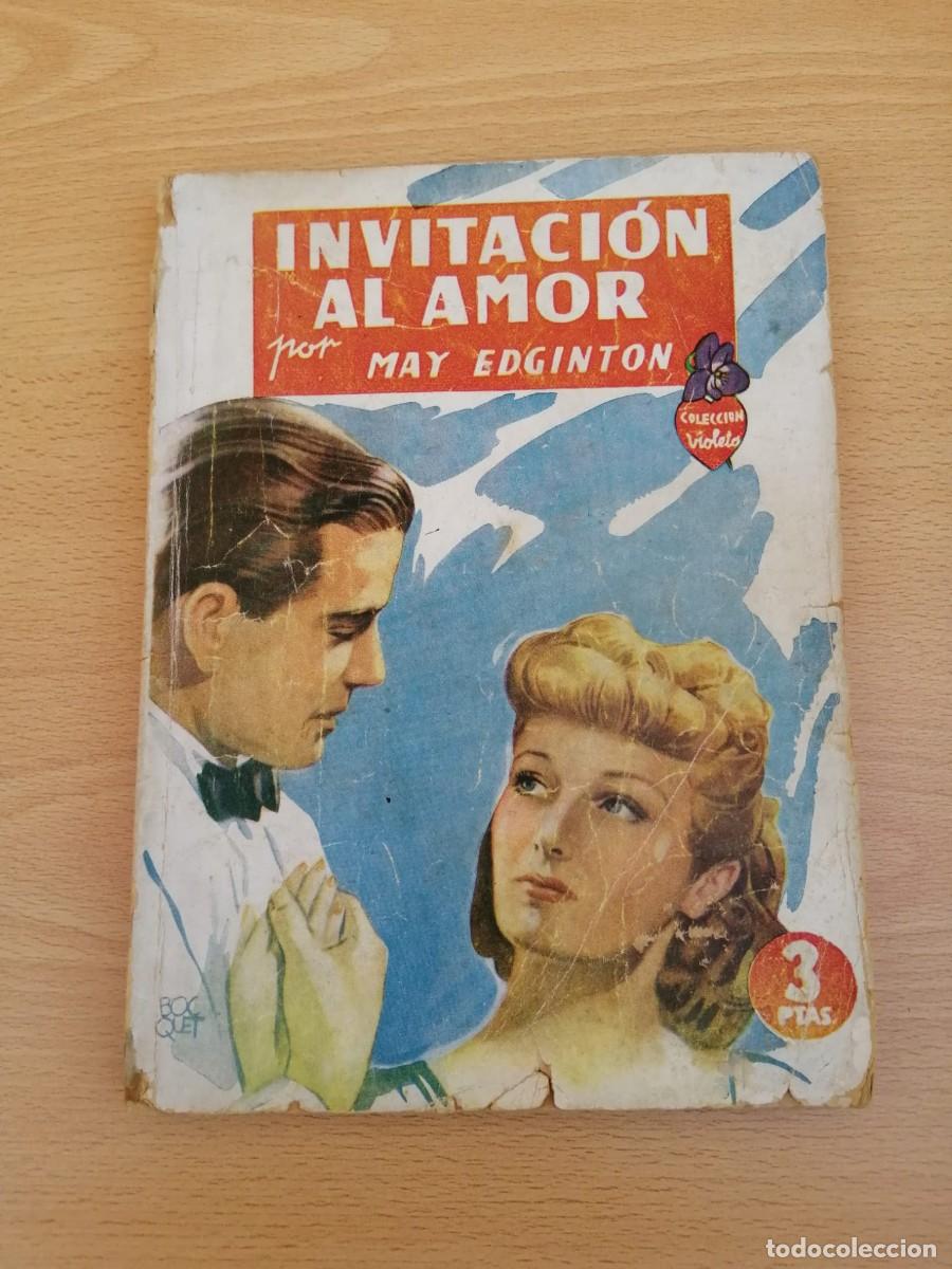 Libros de segunda mano: INVITACION AL AMOR (MAY EDDINGTON) COLECCION VIOLETA