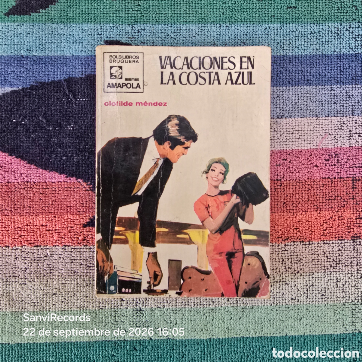 Libros de segunda mano: AMAPOLA 959: VACACIONES EN LA COSTA AZUL (CLOTILDE M&Eacute;NDEZ) (BRUGUERA)