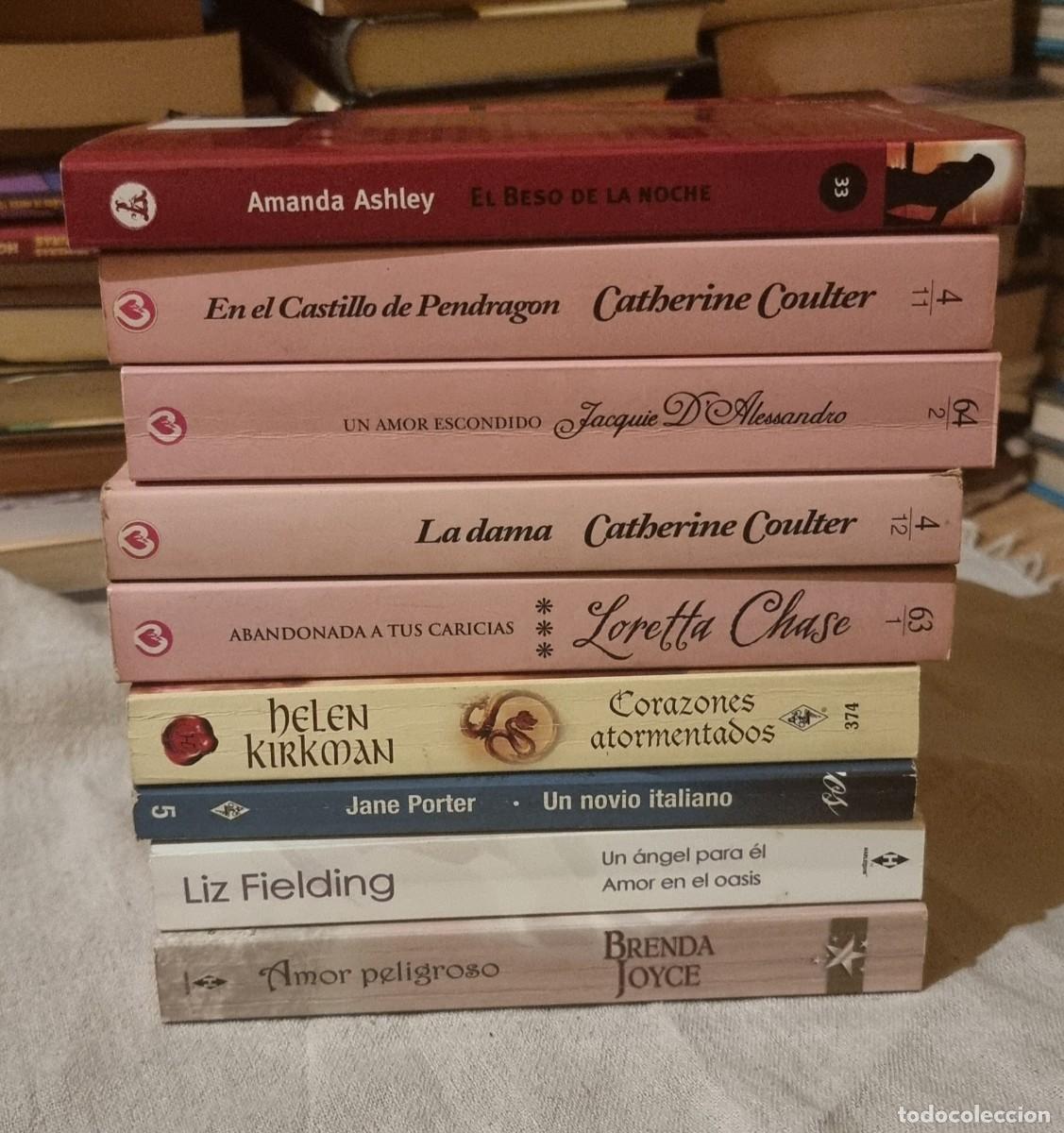 Libros de segunda mano: Lote de 9 libros: Novela Rom&aacute;ntica. Varias autoras: Loretta Chase, Amanda Ashley, Brenda Joyce...