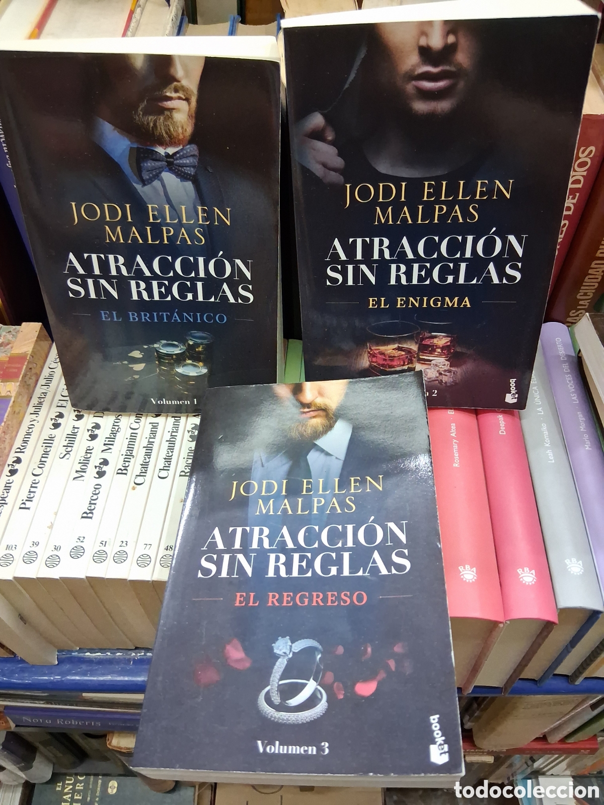 Libros de segunda mano: Trilogia Atraccion sin reglas - Jodi Ellen Malpas El brit&aacute;nico.Enigma.Regresi - Booket