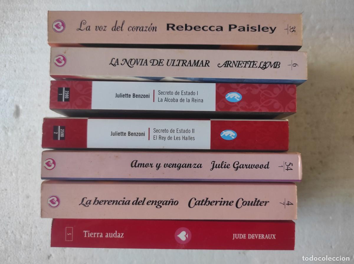 Second hand books: lote 7 libros novela rom&aacute;ntica , los de la foto