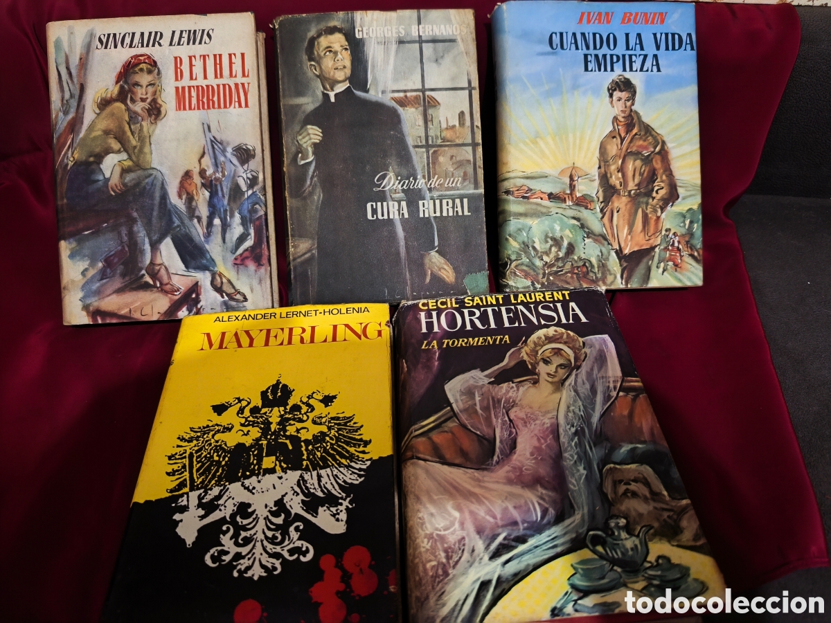 Libros de segunda mano: Lote de 5 Novelas Cl&aacute;sicas - Colecci&oacute;n Gigante (Ediciones 1946-1969)