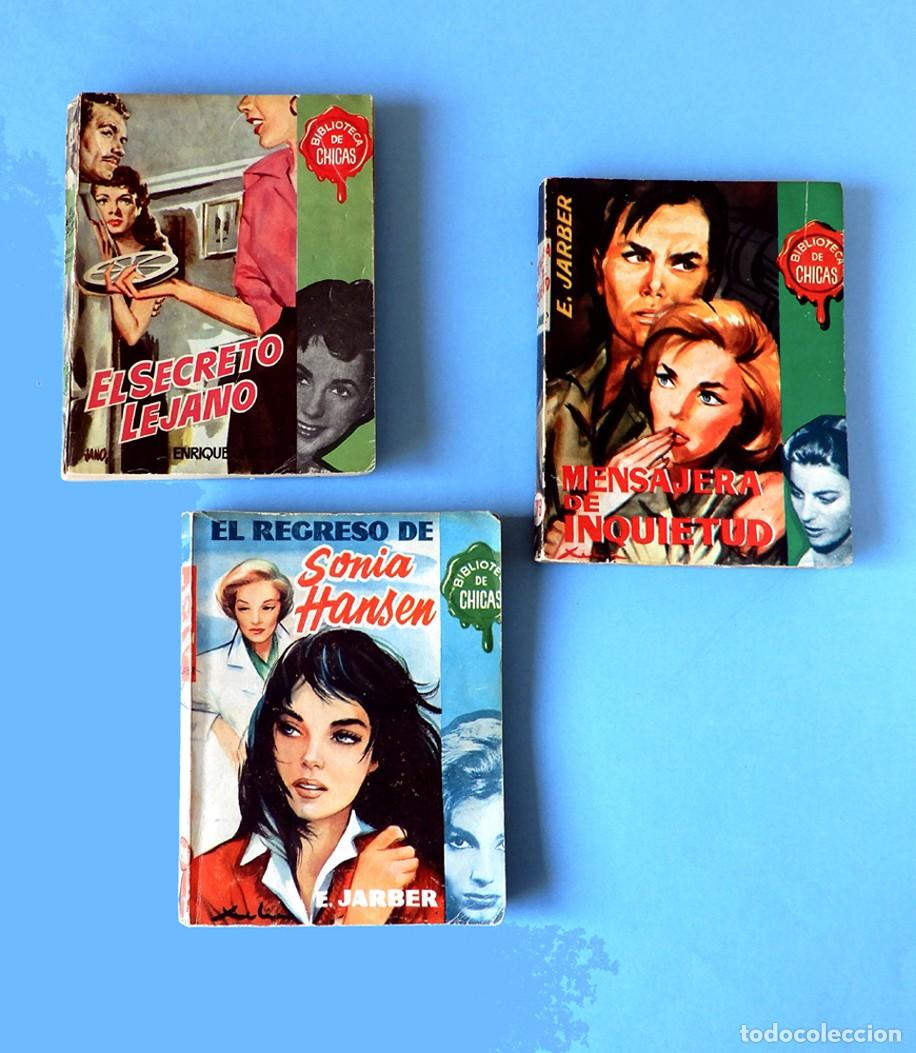 Gebrauchte B&uuml;cher: BIBLIOTECA DE CHICAS - LOTE 3 BOLSILIBROS - EIRIK J&Aacute;RBER - 1&ordf; EDIC. 1956-59-62 - EDIC. CID