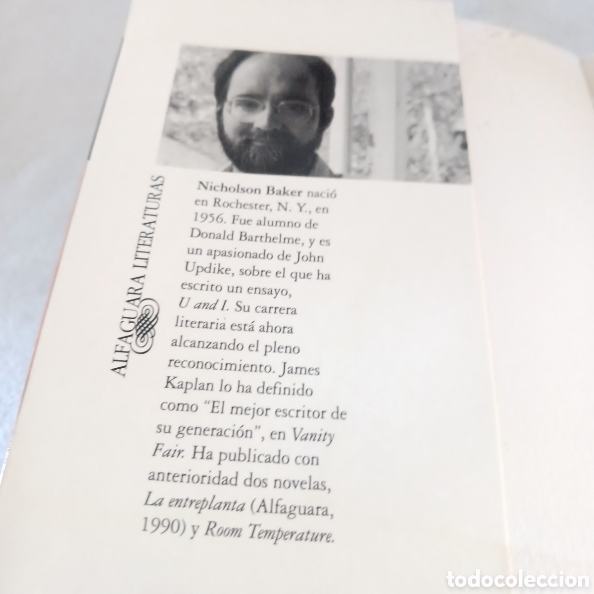 Libros de segunda mano: Vox de Nicholson Baker - Foto 4