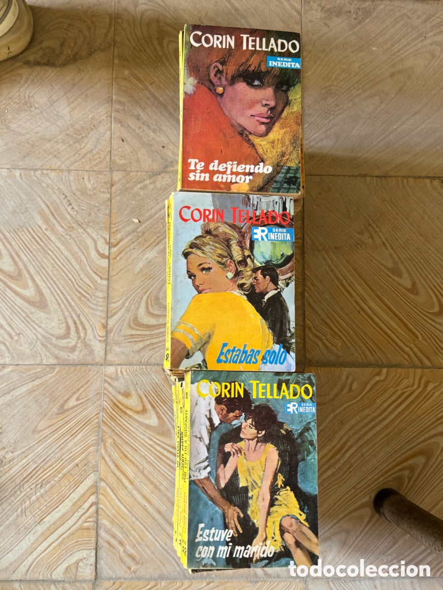 Libros de segunda mano: 93 ejemplares Corin Tellado serie inedita