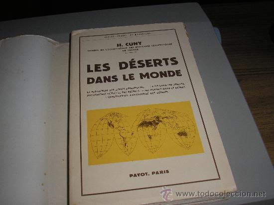 Libros de segunda mano: LES D&Eacute;SERTS (HILAIRE CUNY) - Foto 3