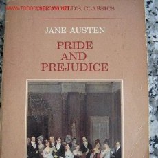 Libros de segunda mano: JANE AUSTEN PRIDE AND PREJUDICE. THE WORLD'S CLASSICS