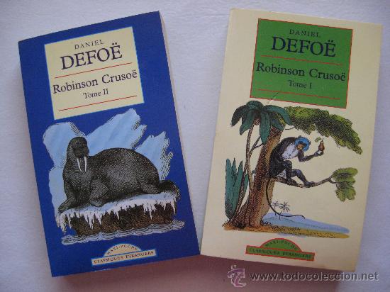 Libros de segunda mano: ROBINSON CRUSOE, DANIEL DEFOE 2 TOMOS EN FRANCES, - Foto 1