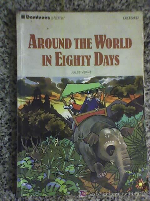 Libri di seconda mano: ALREDEDOR DEL MUNDO EN 80 DIAS, de Julio Verne (edici&oacute;n gr&aacute;fica en ingl&eacute;s) - Oxford - 2008