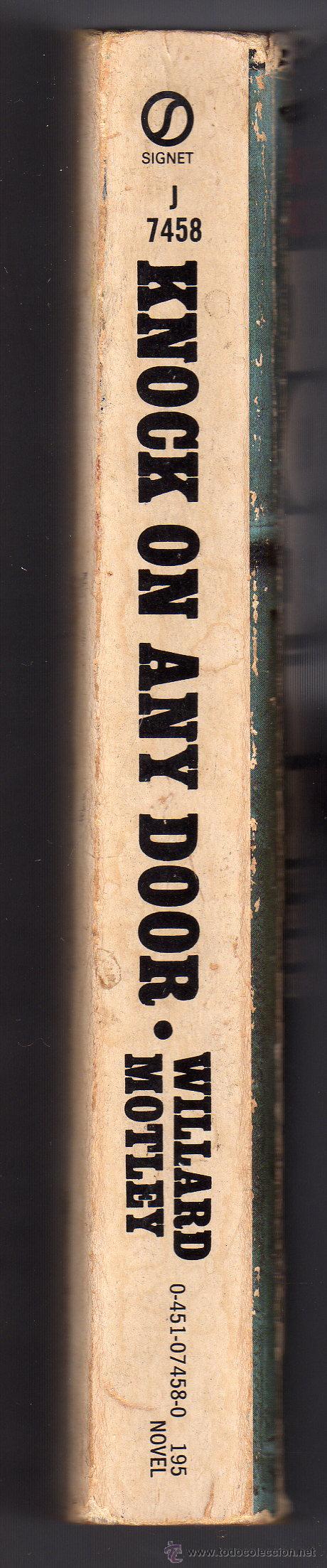 Libros de segunda mano: KNOCK ON ANY  - WILLARD MOTLEY. - Foto 3