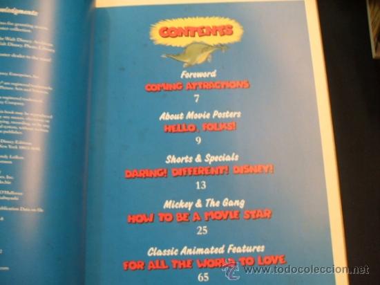 Libros de segunda mano: THE DISNEY POSTER BOOK - - Foto 5